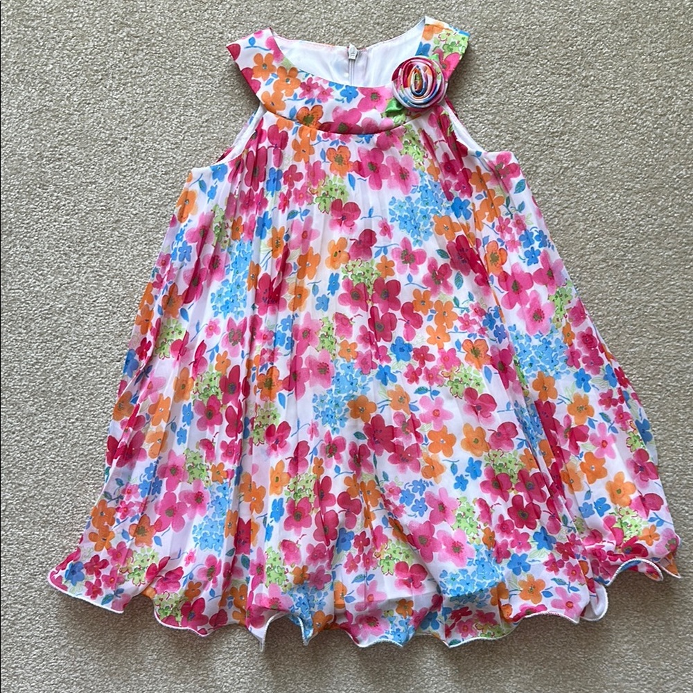 Pink and Red Sleeveless Halter Sundress Casual